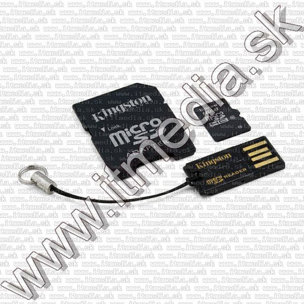 Image of Kingston microSD-HC card 16GB UHS-I U1 Class10 + adapter + Card Reader Mobility (IT9417)